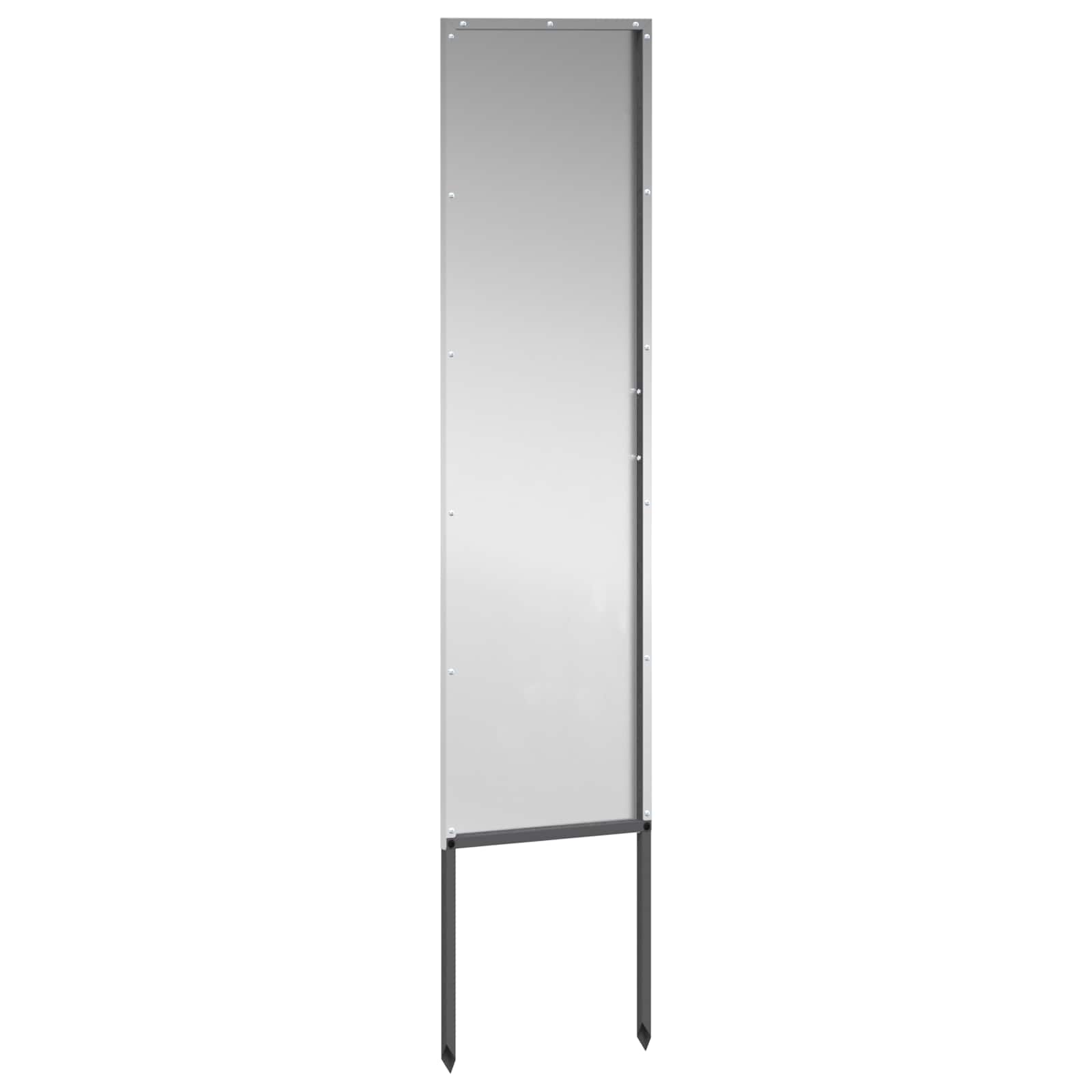 Tuin Privacy Screen Zilver 32 x 140 cm Gegalvaniseerd staal