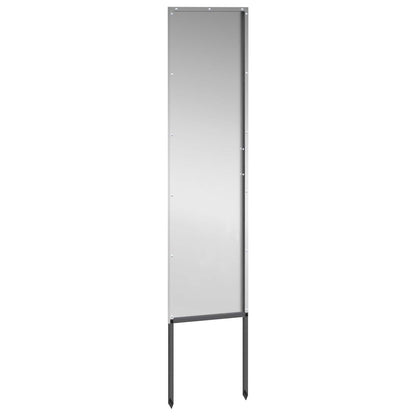Tuin Privacy Screen Zilver 32 x 140 cm Gegalvaniseerd staal