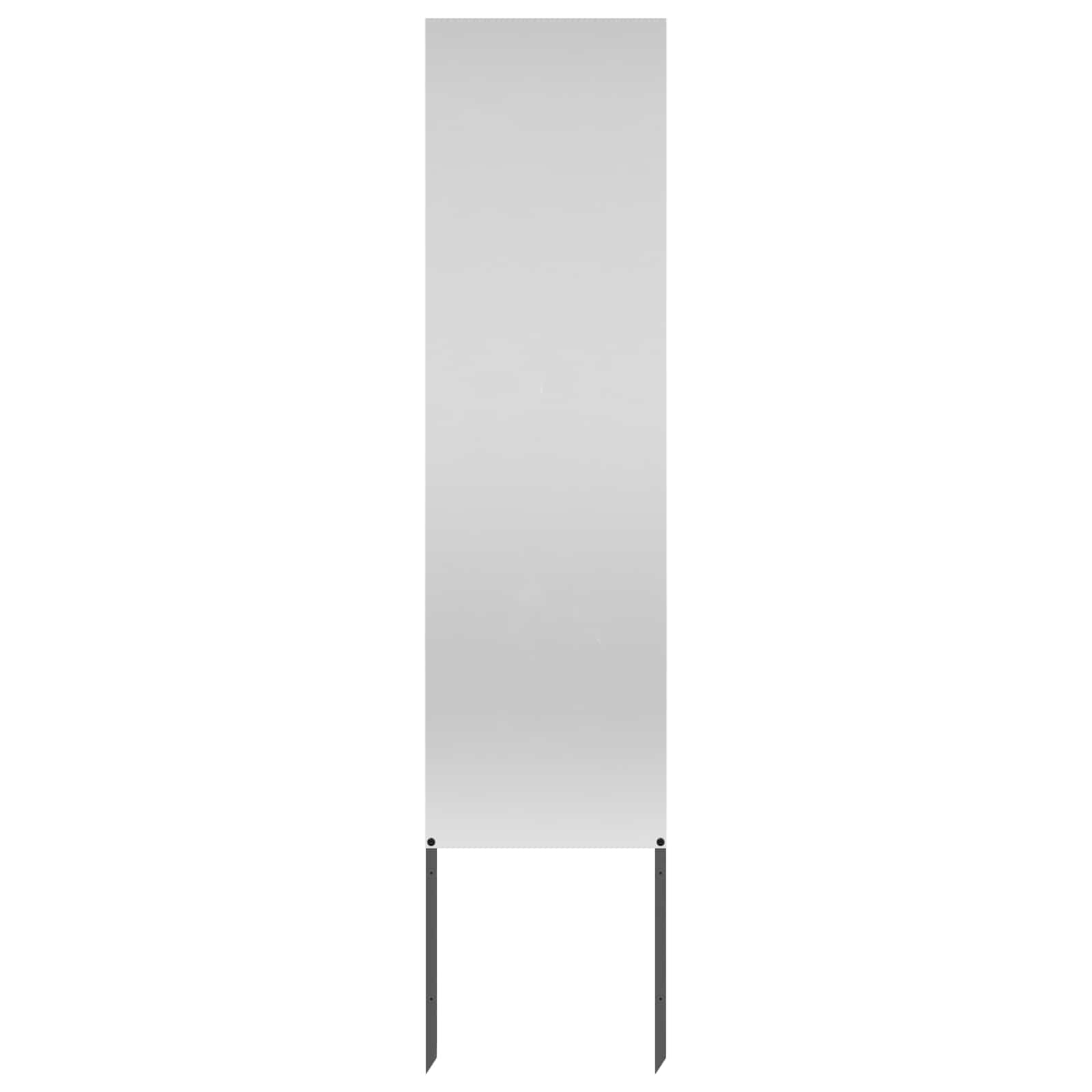Tuin Privacy Screen Zilver 32 x 140 cm Gegalvaniseerd staal