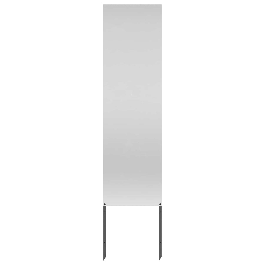 Tuin Privacy Screen Zilver 32 x 140 cm Gegalvaniseerd staal