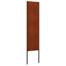 Tuin Privacy Screen Fretwerk Roestig 32 x 140 cm Cortenstaal