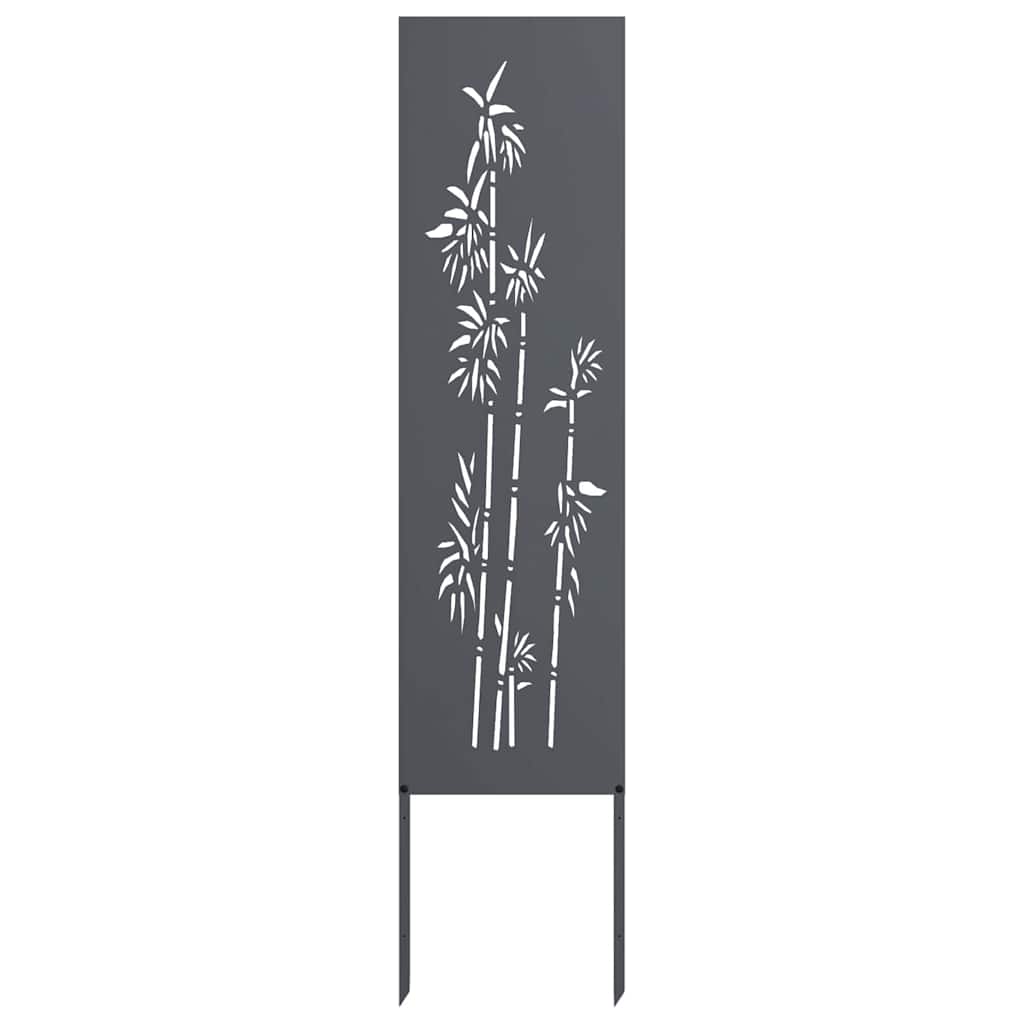 Tuin Privacy Screen Antraciet 32 x 140 cm Koudgewalst staal