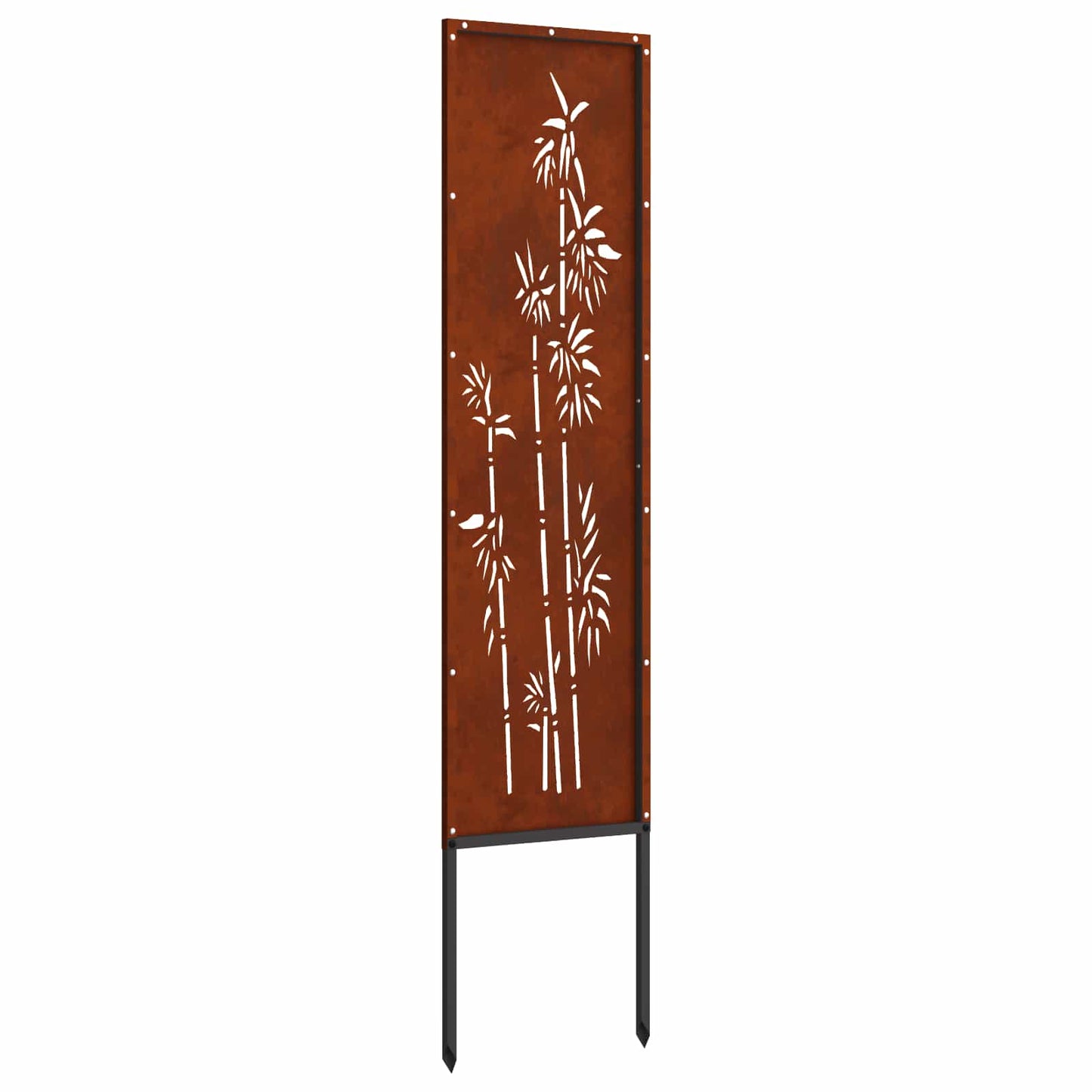 Tuin Privacy Screen Bloemen Roestig 32 x 140 cm Cortenstaal