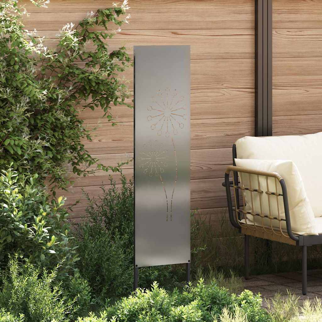 Tuin Privacy Screen Zilver 32 x 140 cm Gegalvaniseerd staal