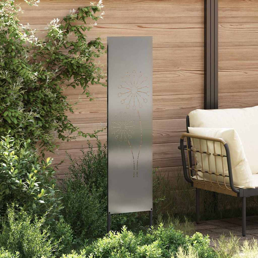 Tuin Privacy Screen Zilver 32 x 140 cm Gegalvaniseerd staal