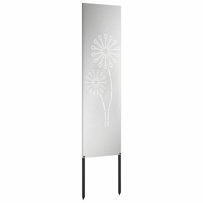 Tuin Privacy Screen Zilver 32 x 140 cm Gegalvaniseerd staal