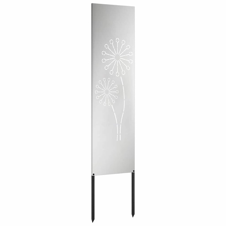 Tuin Privacy Screen Zilver 32 x 140 cm Gegalvaniseerd staal