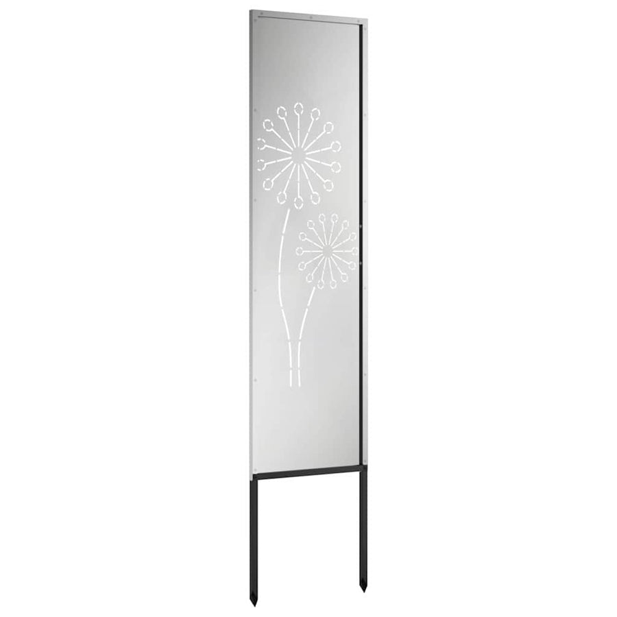 Tuin Privacy Screen Zilver 32 x 140 cm Gegalvaniseerd staal