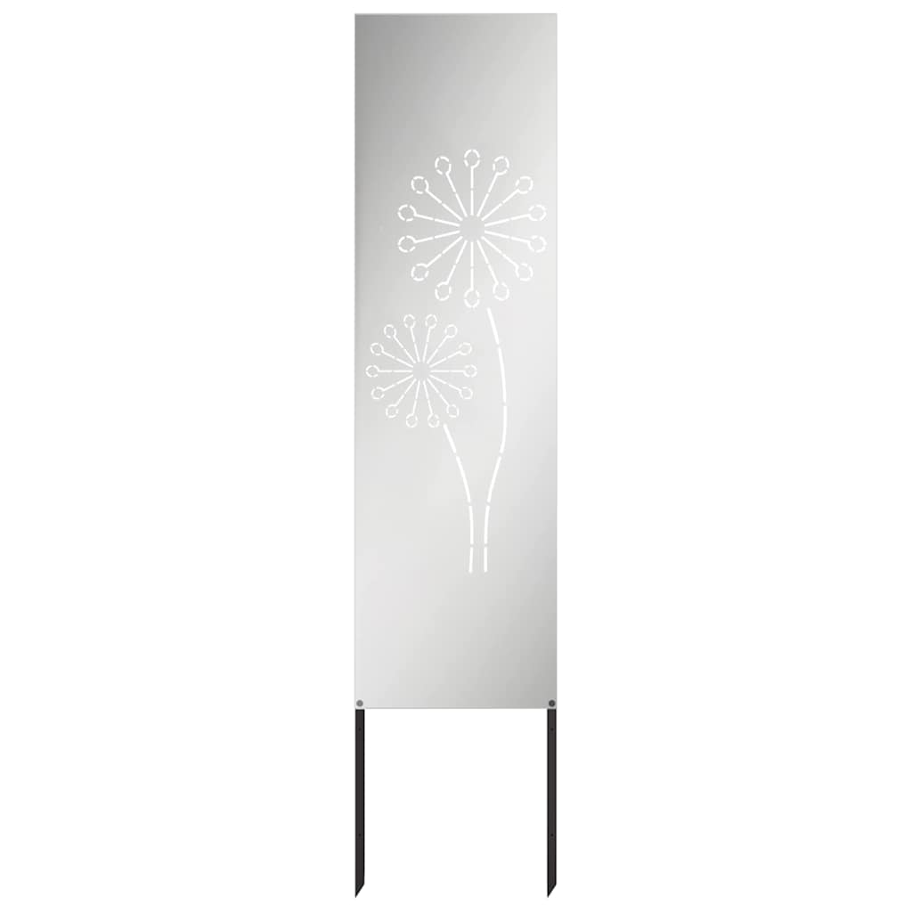 Tuin Privacy Screen Zilver 32 x 140 cm Gegalvaniseerd staal
