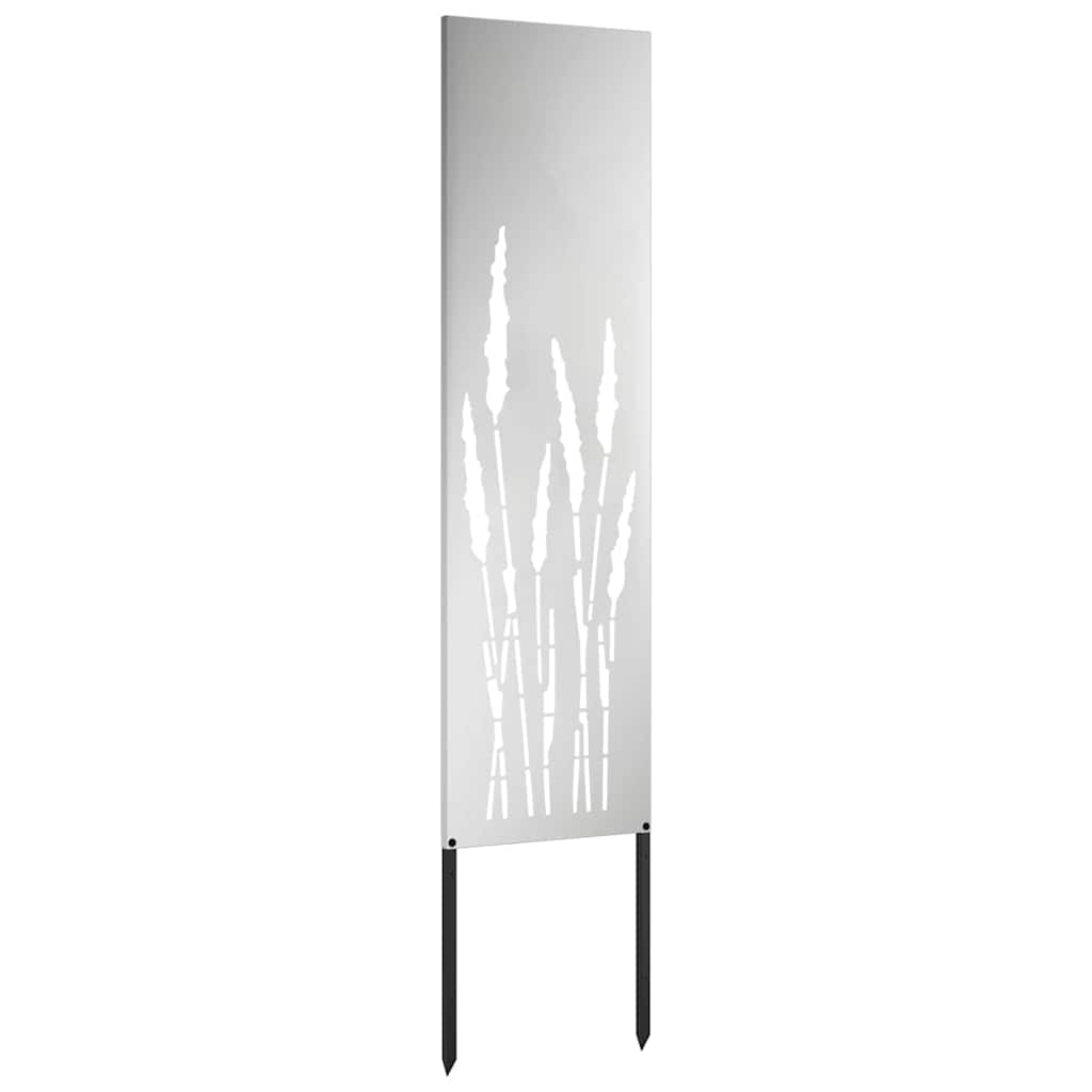 Tuin Privacy Screen Zilver 32 x 140 cm Gegalvaniseerd staal