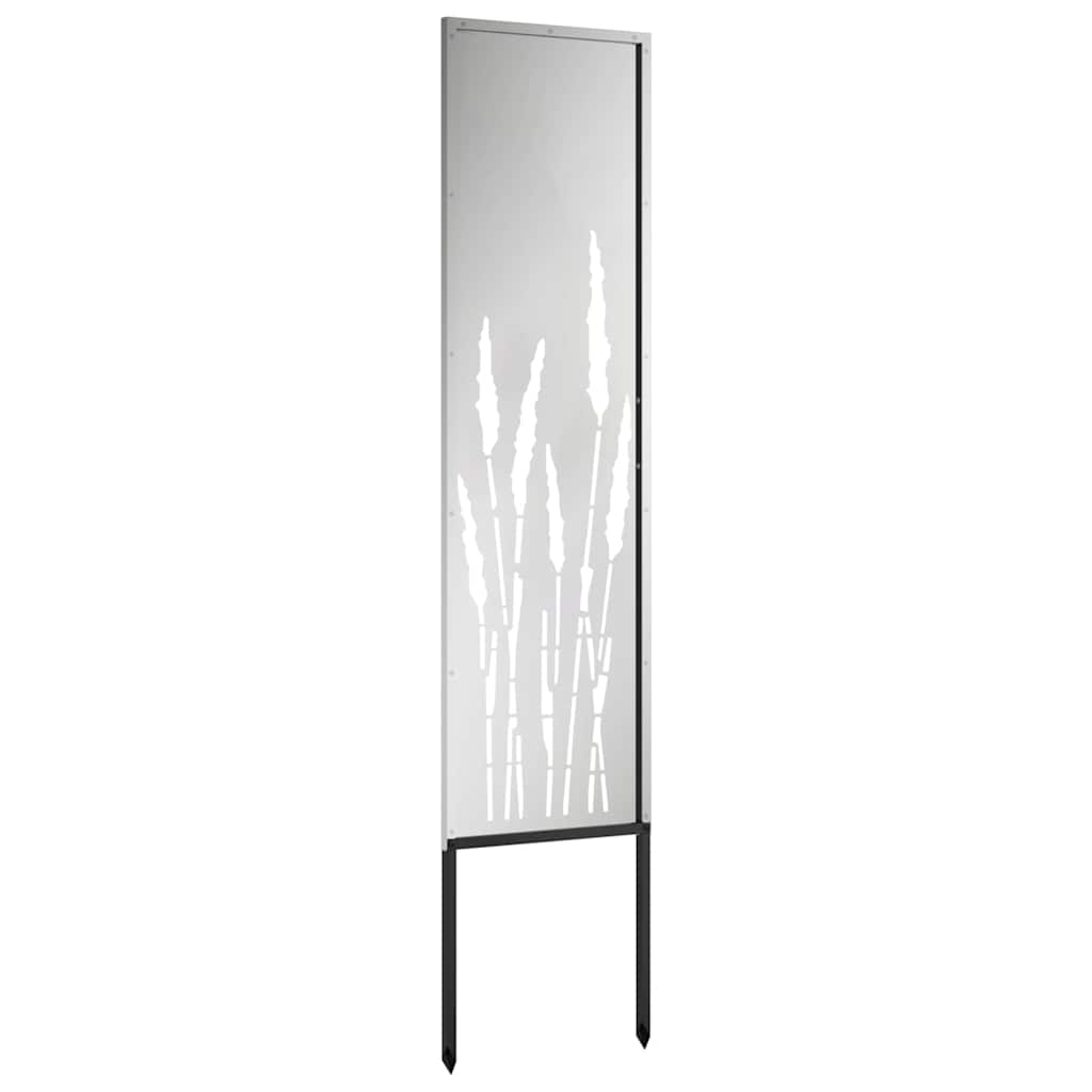Tuin Privacy Screen Zilver 32 x 140 cm Gegalvaniseerd staal