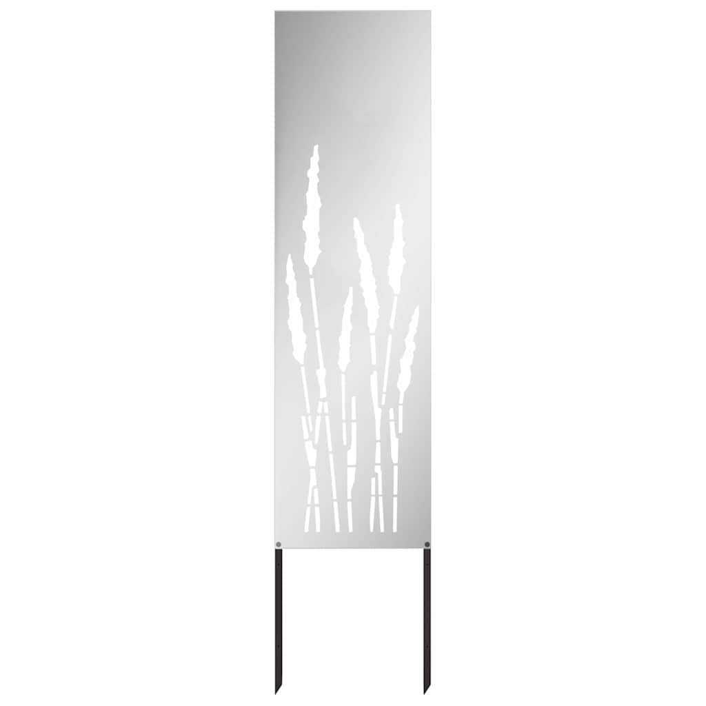 Tuin Privacy Screen Zilver 32 x 140 cm Gegalvaniseerd staal