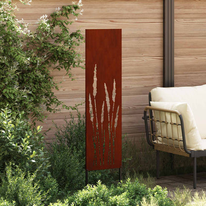 Tuin Privacy Screen Fretwerk Roestig 32 x 140 cm weervast staal
