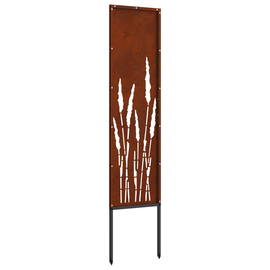 Tuin Privacy Screen Fretwerk Roestig 32 x 140 cm weervast staal