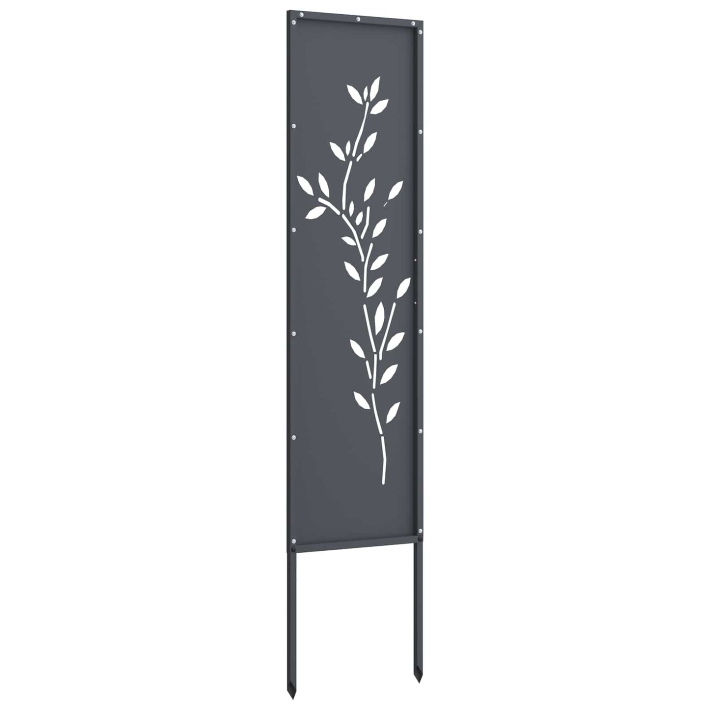 Tuin Privacy Screen Antraciet 32 x 140 cm Koudgewalst staal