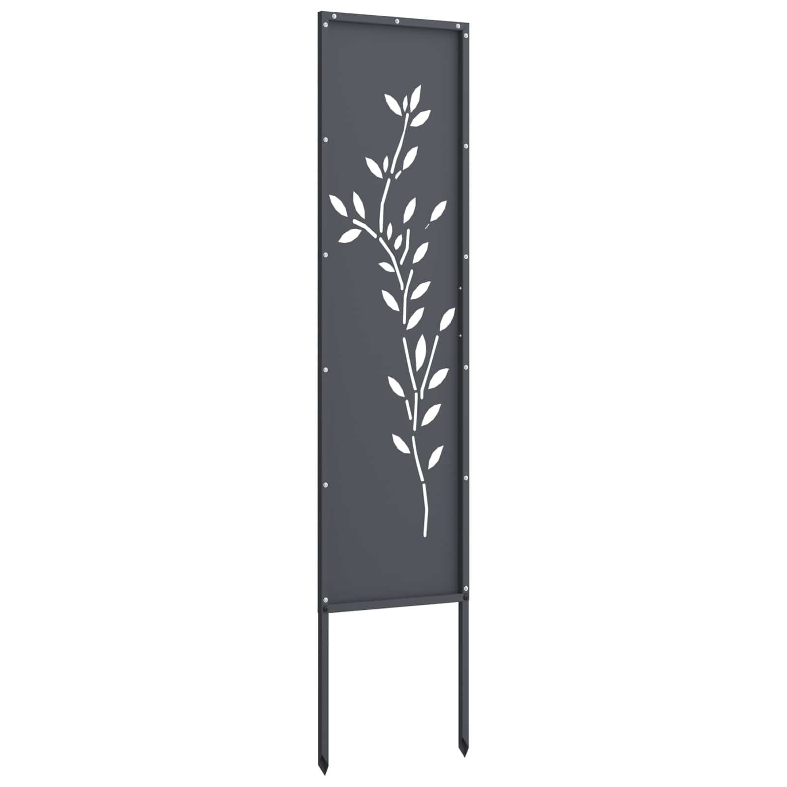 Tuin Privacy Screen Antraciet 32 x 140 cm Koudgewalst staal