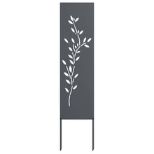 Tuin Privacy Screen Antraciet 32 x 140 cm Koudgewalst staal