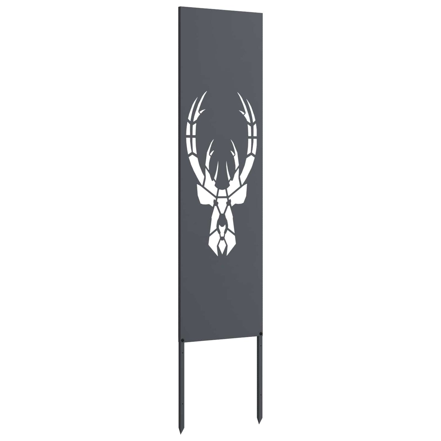 Tuin Privacy Screen Antraciet 32 x 140 cm Koudgewalst staal
