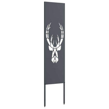 Tuin Privacy Screen Antraciet 32 x 140 cm Koudgewalst staal