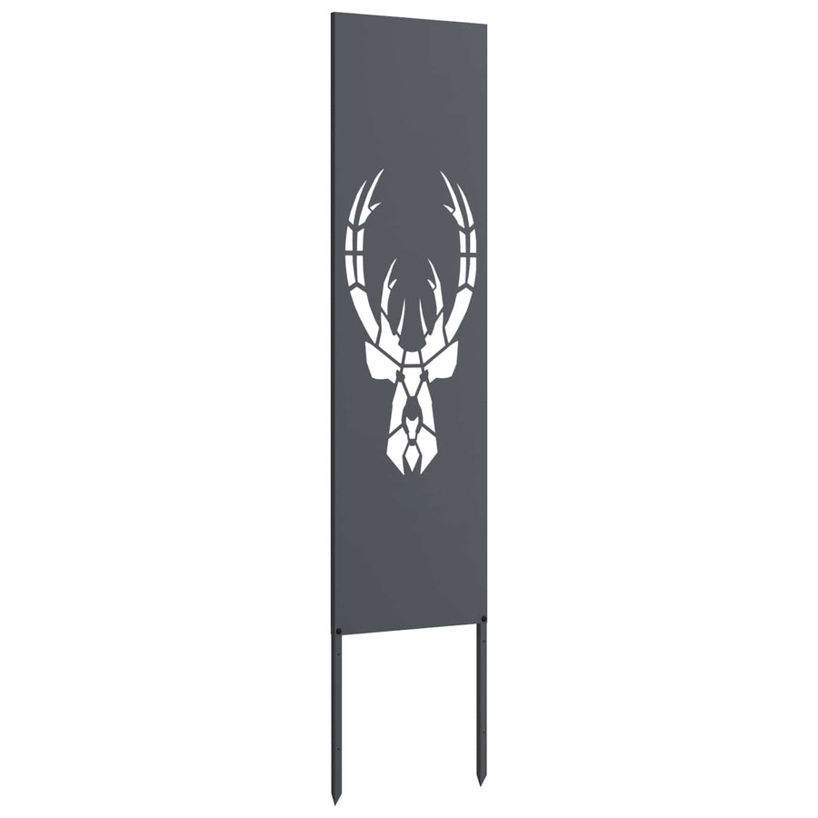 Tuin Privacy Screen Antraciet 32 x 140 cm Koudgewalst staal