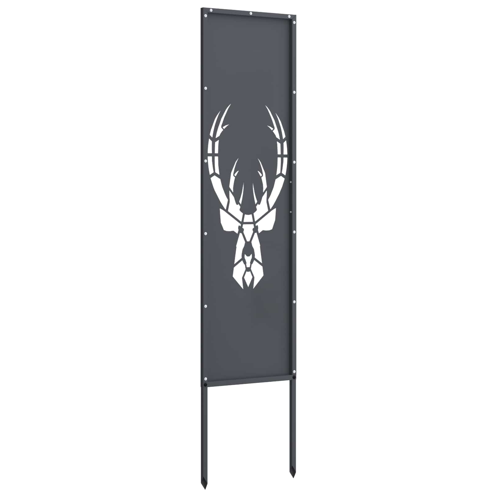 Tuin Privacy Screen Antraciet 32 x 140 cm Koudgewalst staal
