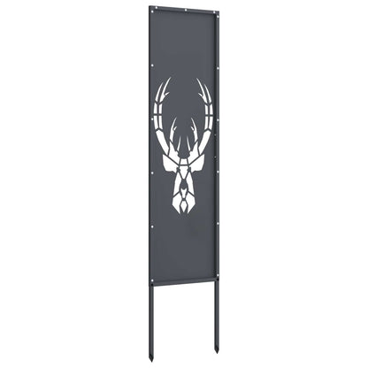 Tuin Privacy Screen Antraciet 32 x 140 cm Koudgewalst staal
