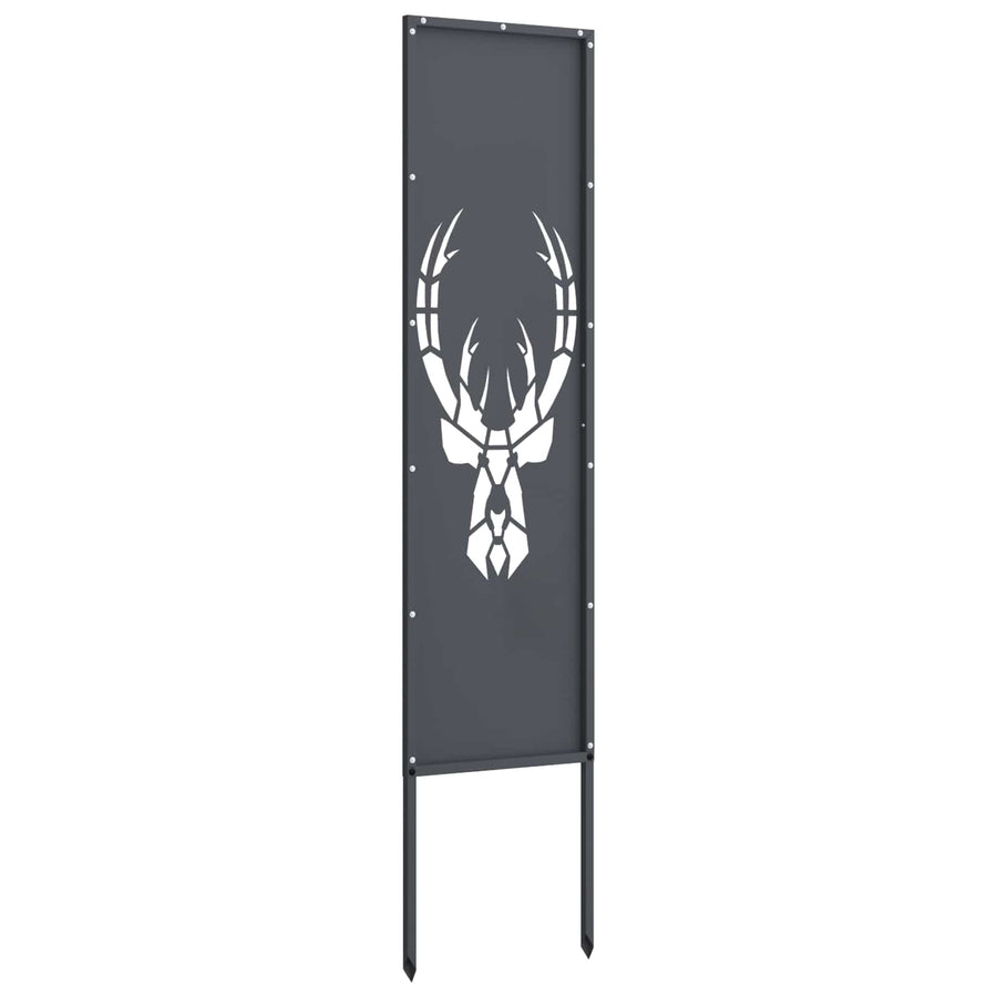 Tuin Privacy Screen Antraciet 32 x 140 cm Koudgewalst staal