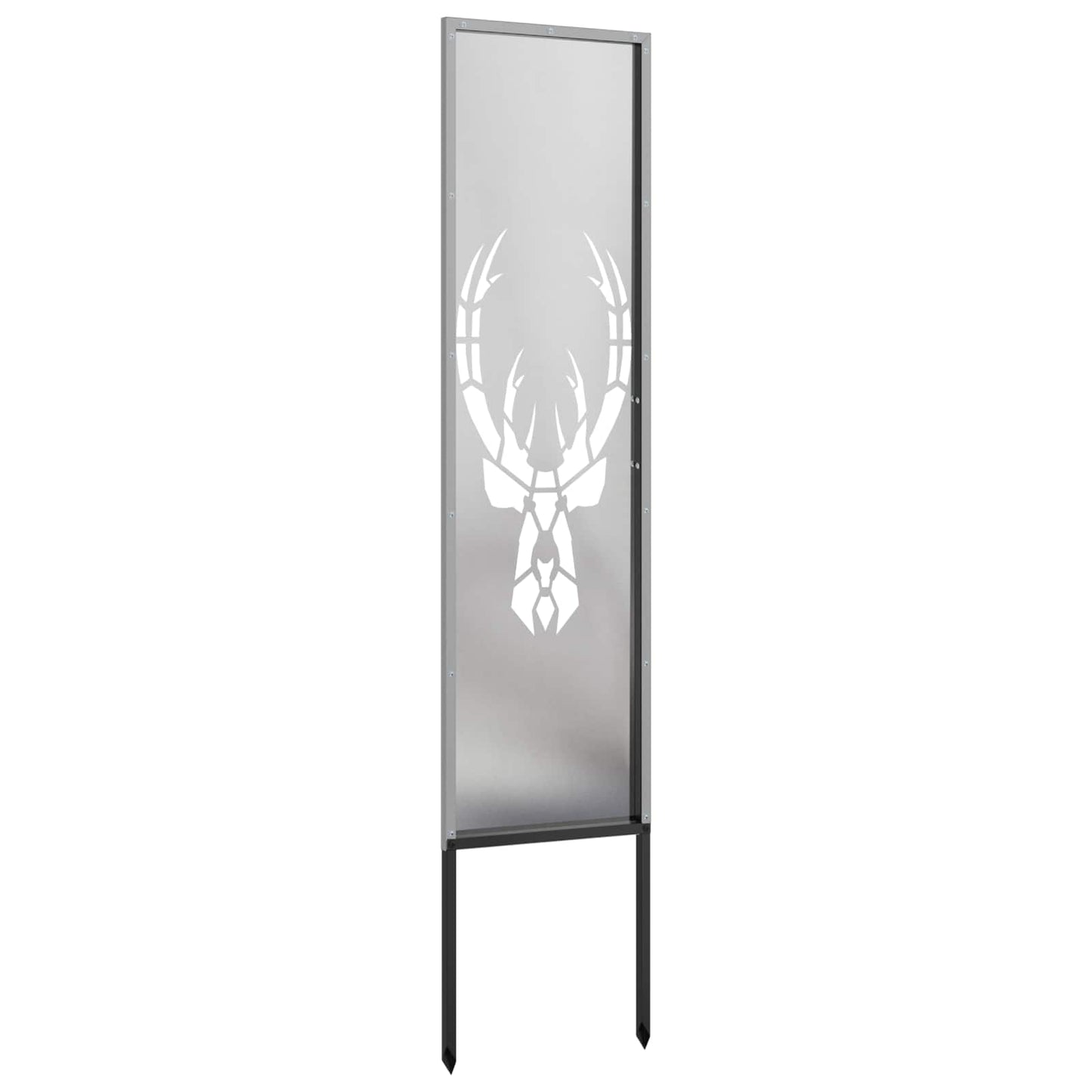 Tuin Privacy Screen Zilver 32 x 140 cm Roestvrij staal