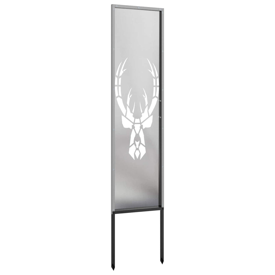 Tuin Privacy Screen Zilver 32 x 140 cm Roestvrij staal