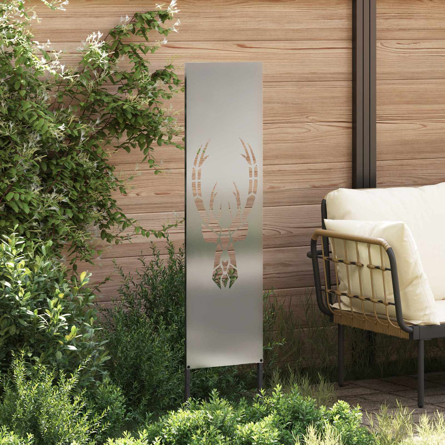 Tuin Privacy Screen Zilver 32 x 140 cm Gegalvaniseerd staal