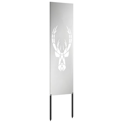 Tuin Privacy Screen Zilver 32 x 140 cm Gegalvaniseerd staal