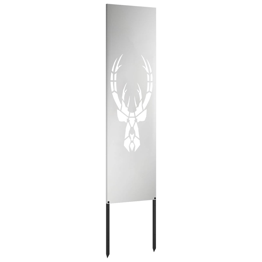 Tuin Privacy Screen Zilver 32 x 140 cm Gegalvaniseerd staal