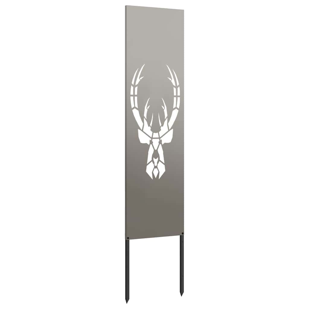 Tuin decoratief paneel Roestig 32 x 140 cm Verweerd staal