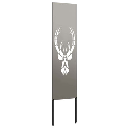 Tuin decoratief paneel Roestig 32 x 140 cm Verweerd staal
