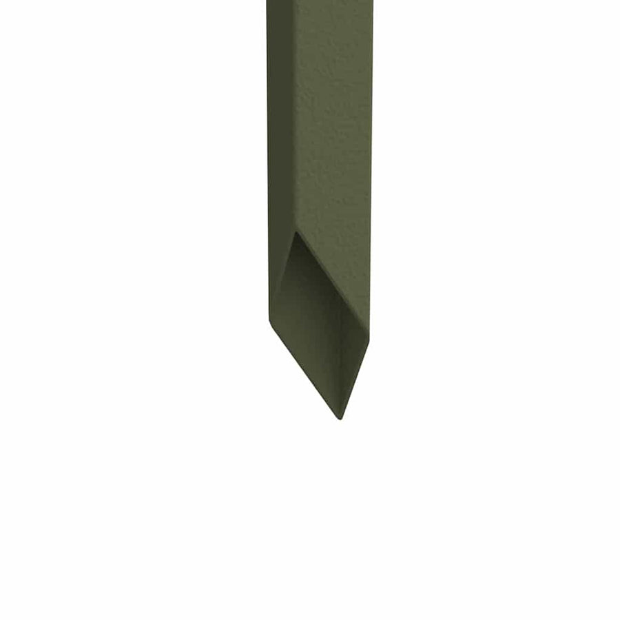 Tuin Privacy Screen Olijfgroen 32 x 140 cm Koudgewalst staal