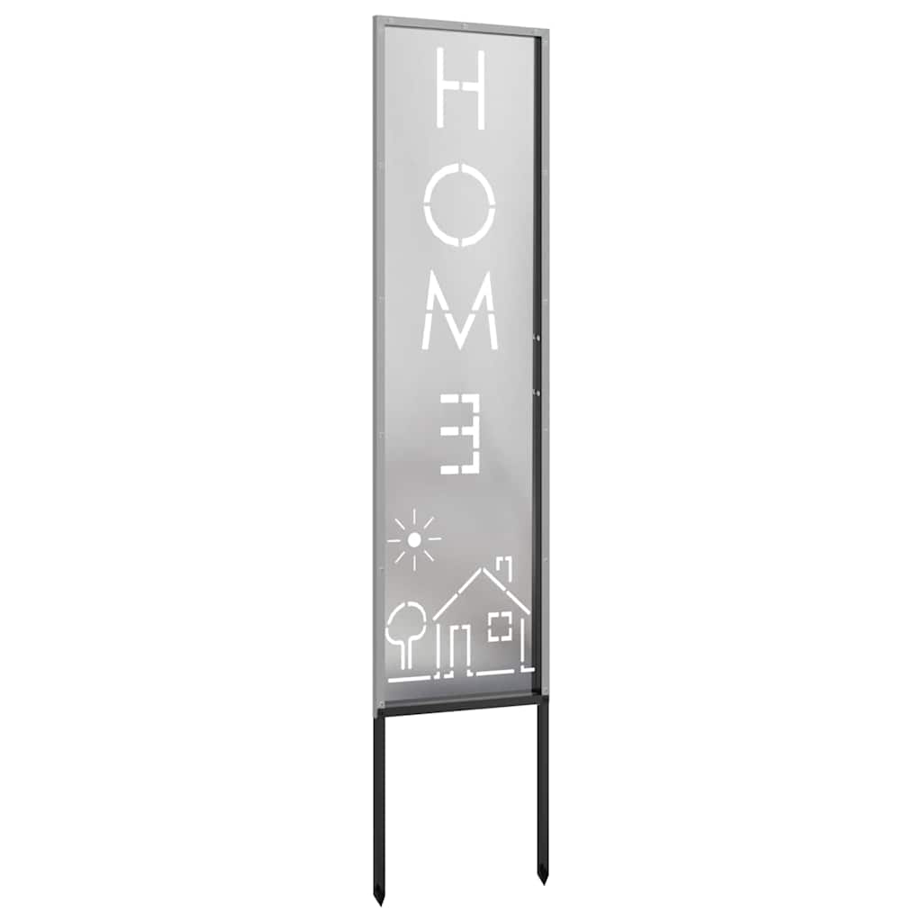 Tuin Privacy Screen Fretwerk Zilver 32 x 140 cm Roestvrij staal