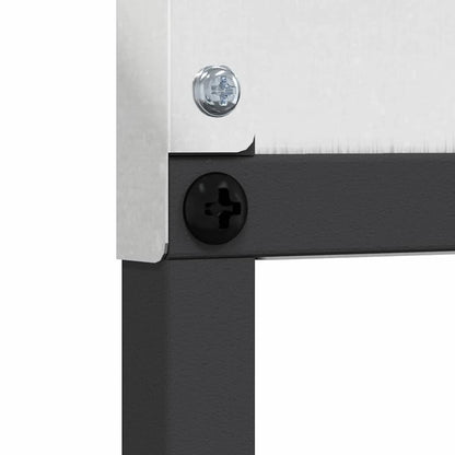 Tuin decoratief paneel Zilver 50 x 140 cm Roestvrijstaal