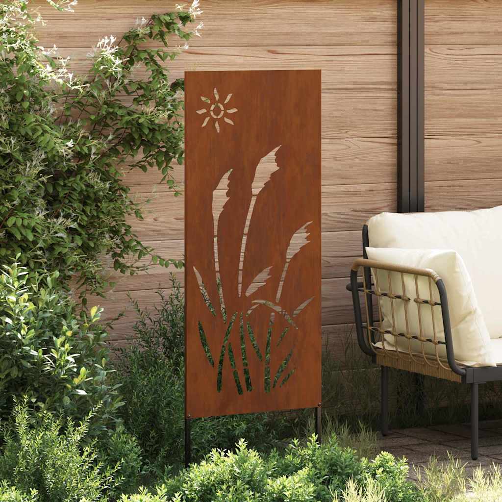 Tuin Privacy Screen Fretwerk Roestig 50 x 140 cm Cortenstaal