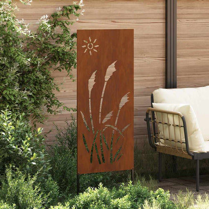 Tuin Privacy Screen Fretwerk Roestig 50 x 140 cm Cortenstaal