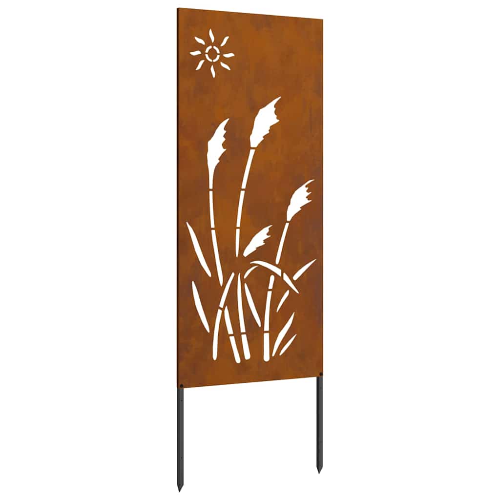 Tuin Privacy Screen Fretwerk Roestig 50 x 140 cm Cortenstaal