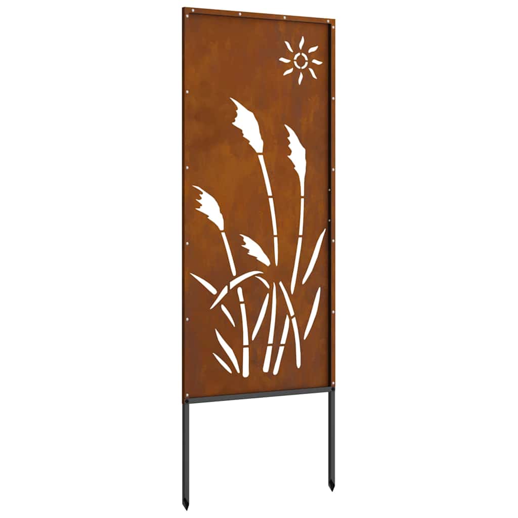 Tuin Privacy Screen Fretwerk Roestig 50 x 140 cm Cortenstaal