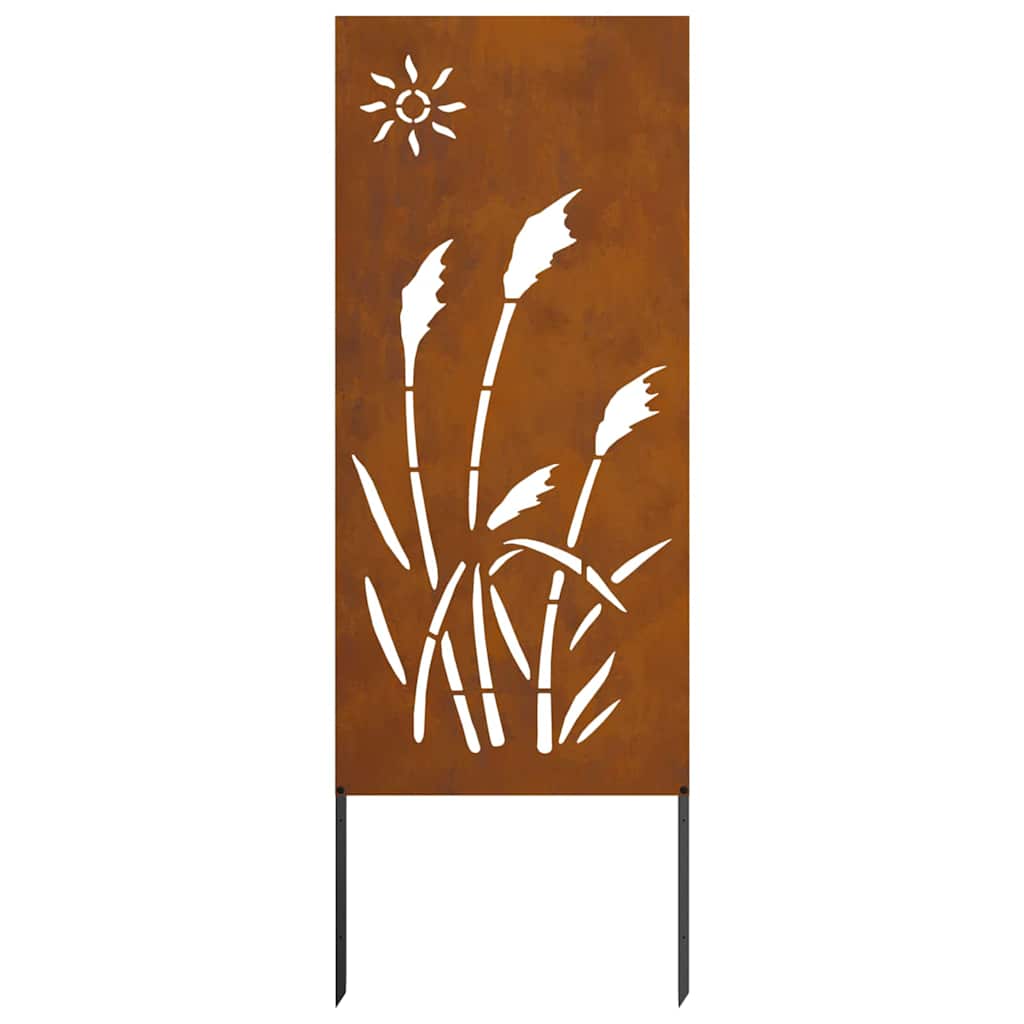 Tuin Privacy Screen Fretwerk Roestig 50 x 140 cm Cortenstaal