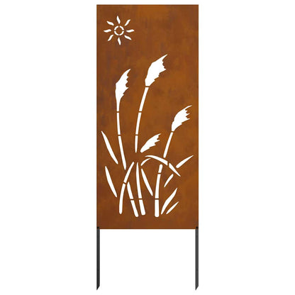 Tuin Privacy Screen Fretwerk Roestig 50 x 140 cm Cortenstaal