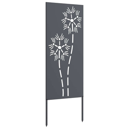 Tuin Privacy Screen Antraciet 50 x 140 cm Koudgewalst staal