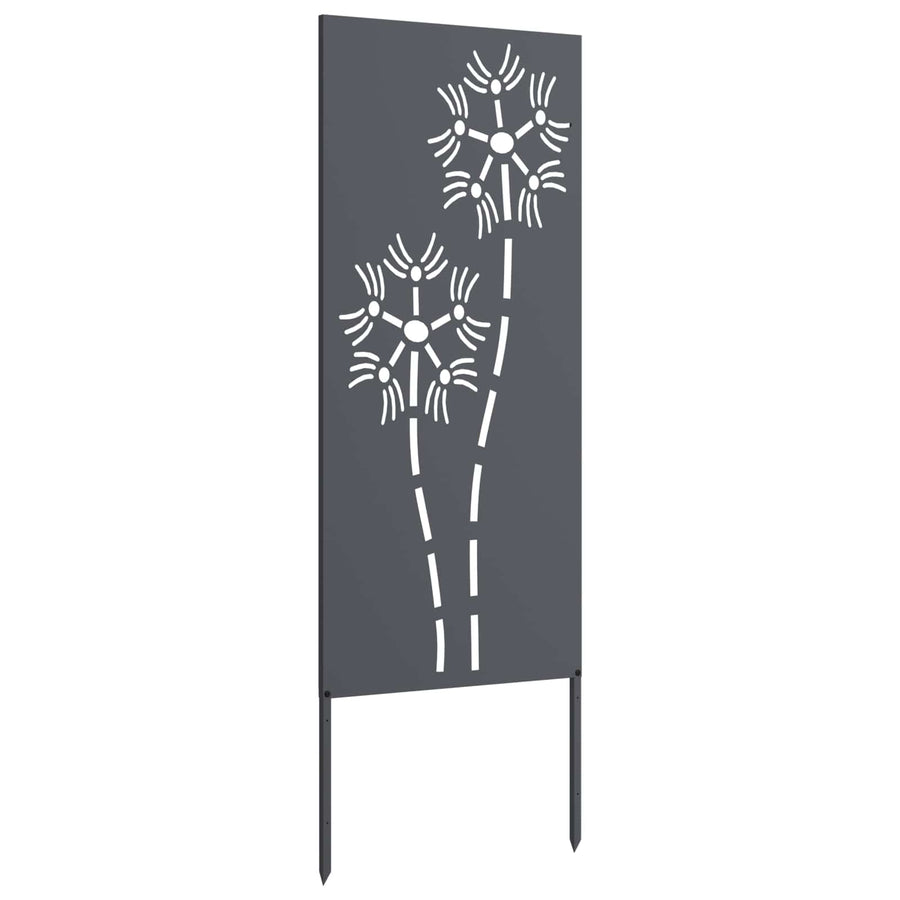 Tuin Privacy Screen Antraciet 50 x 140 cm Koudgewalst staal