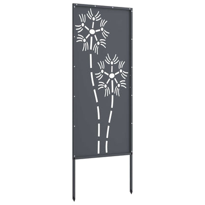 Tuin Privacy Screen Antraciet 50 x 140 cm Koudgewalst staal