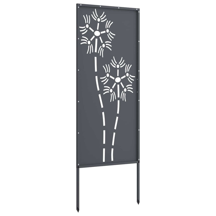 Tuin Privacy Screen Antraciet 50 x 140 cm Koudgewalst staal