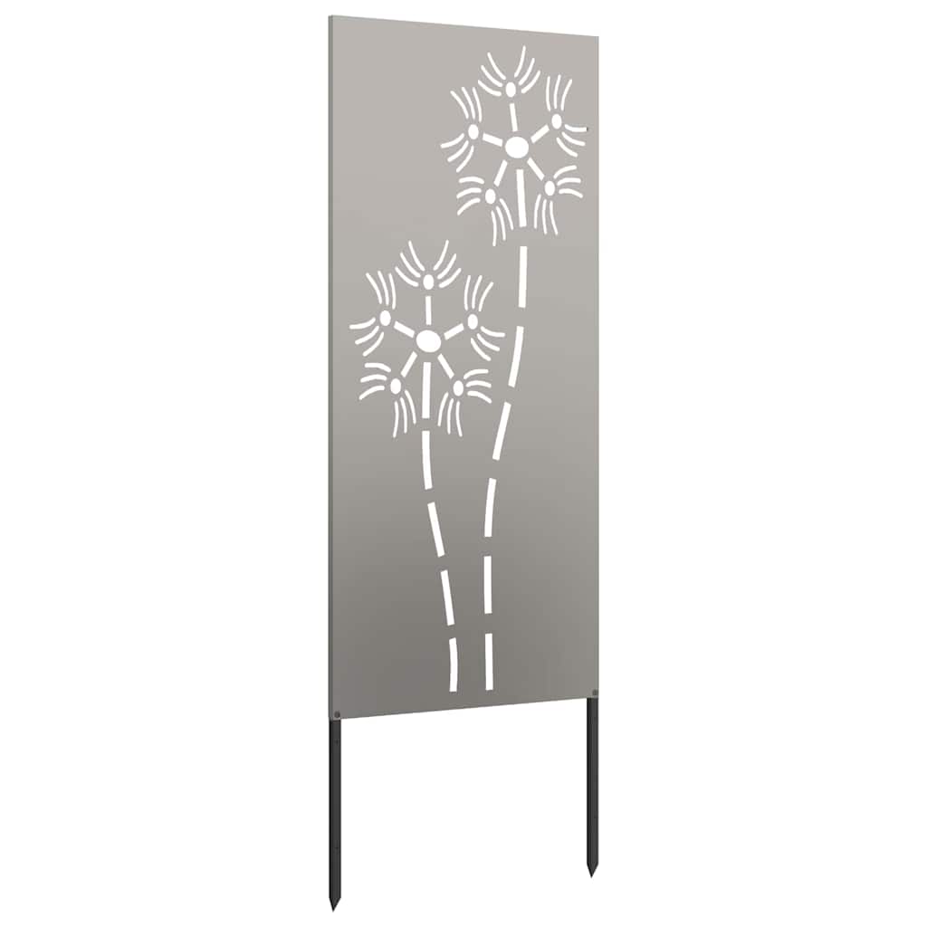 Tuin decoratief paneel Roestig 50 x 140 cm Verweerd staal
