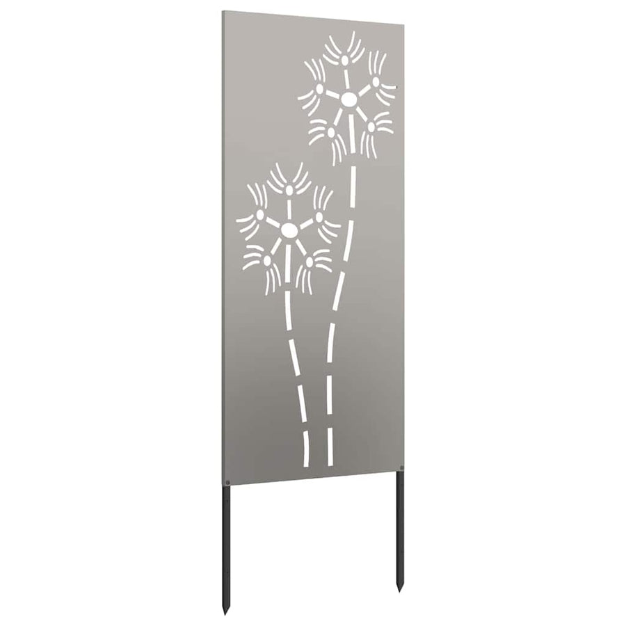 Tuin decoratief paneel Roestig 50 x 140 cm Verweerd staal