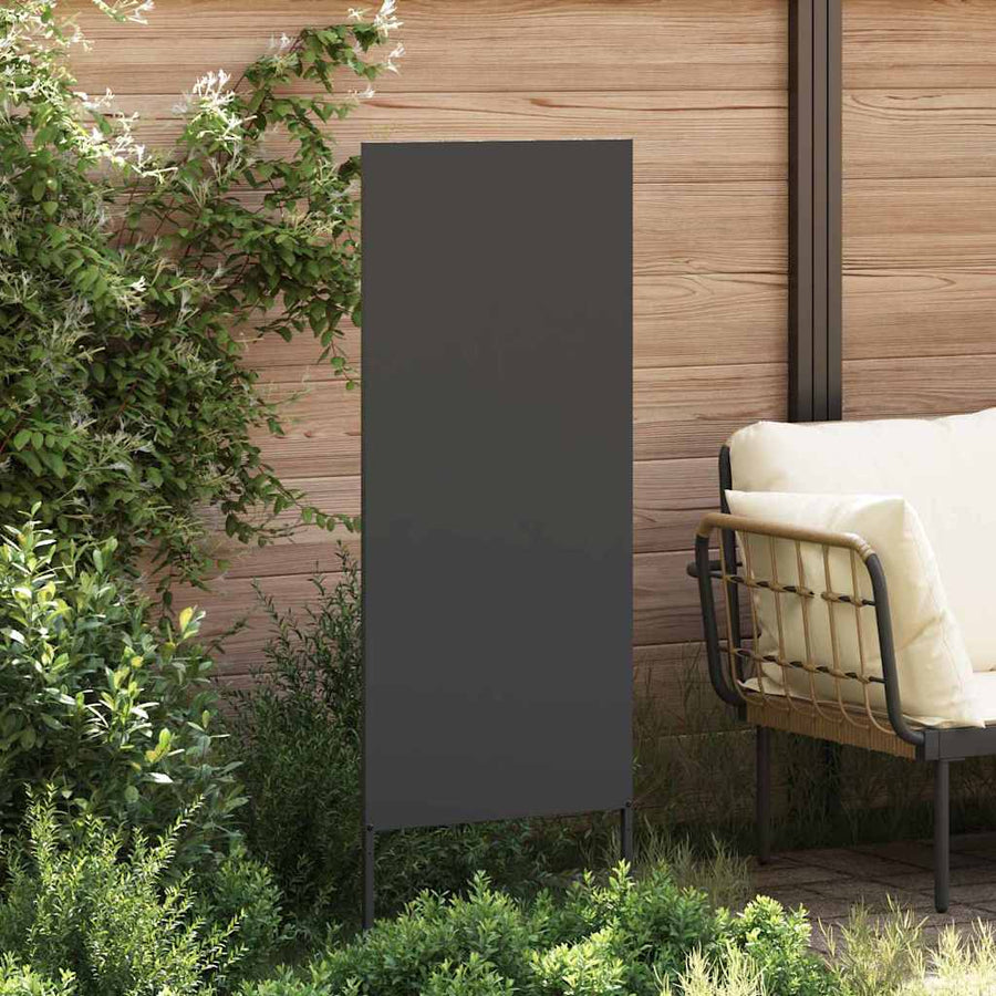 Tuin Privacy Screen Zwart 50 x 140 cm Koudgewalst staal